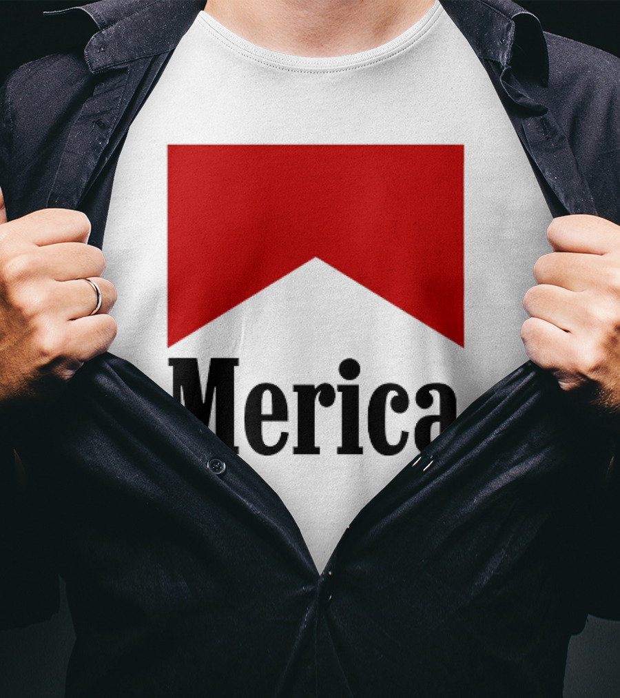Merica Red Chevron T-Shirt