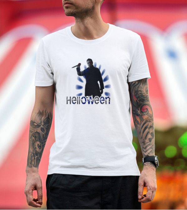 Premium T-Shirt: Michael Myers Helloween 2024 Killer Iconic Horror Character T-Shirt Michael Myers Helloween 2024 Killer Iconic Horror Character T-Shirt