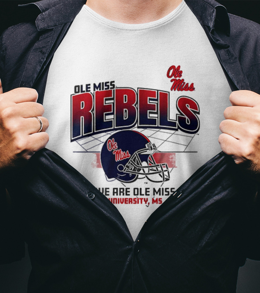 Ole Miss Rebels Football Helmet We Are Ole Miss University MS T-Shirt