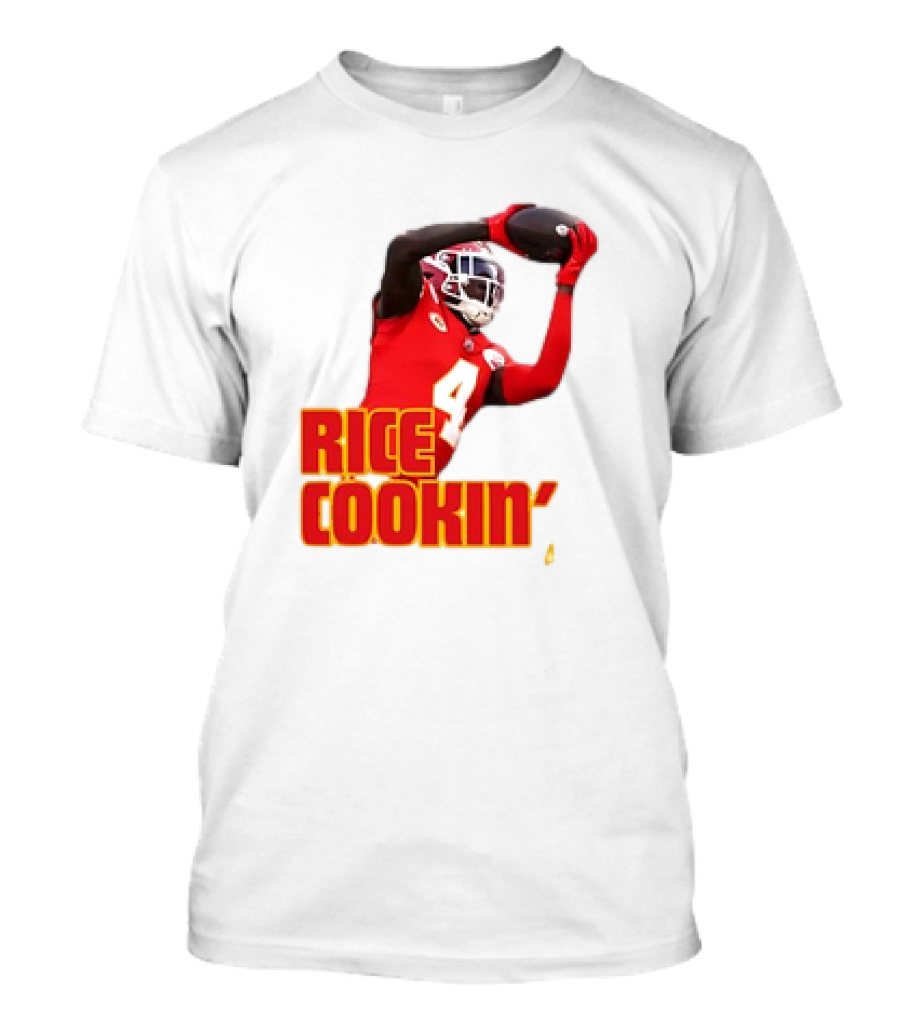 Rasheed Rice Cookin' Kansas City Chiefs Football WR1 T-Shirt