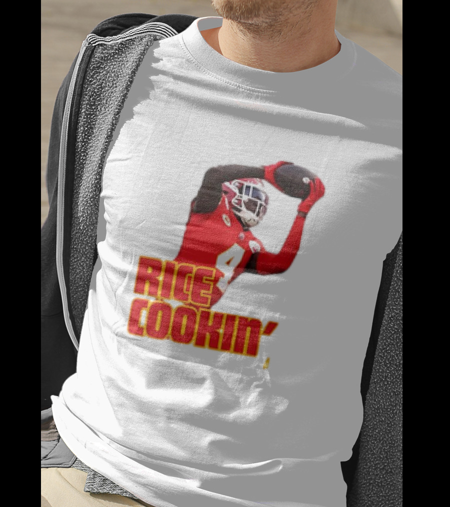 Rasheed Rice Cookin' Kansas City Chiefs Football WR1 T-Shirt