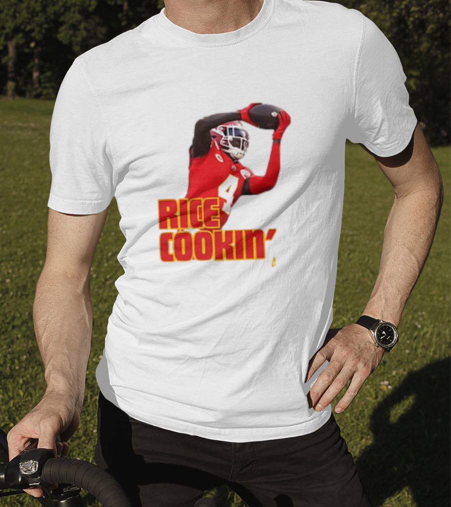 Rasheed Rice Cookin' Kansas City Chiefs Football WR1 T-Shirt