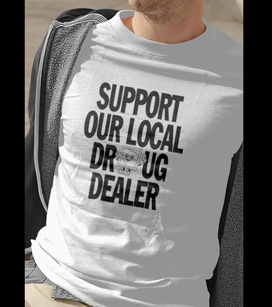 SUPPORT OUR LOCAL DRUG DEALER Funny Ramen Noodles Meme T-Shirt