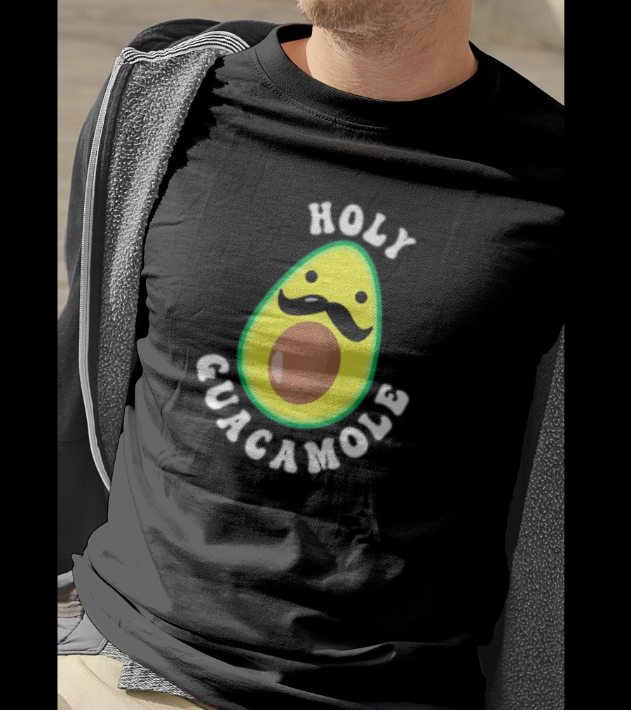 Holy Guacamole Meme Cartoon Avocado T-Shirt