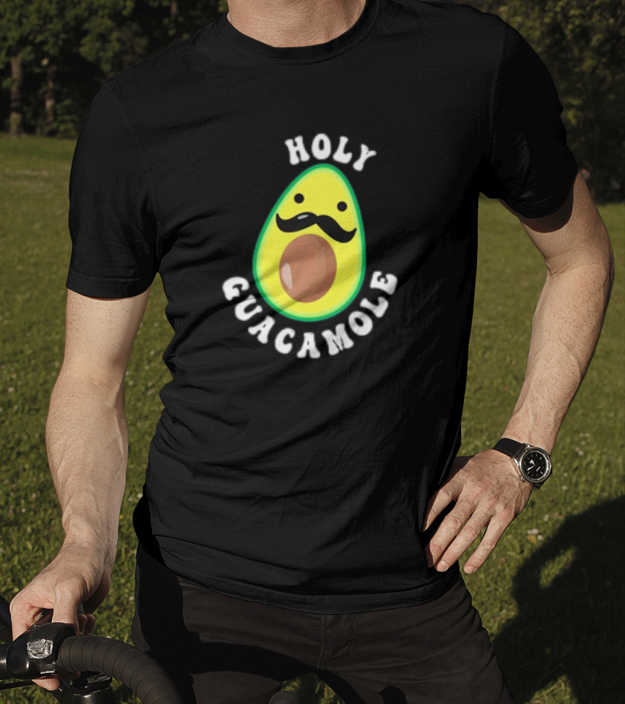 Holy Guacamole Meme Cartoon Avocado T-Shirt