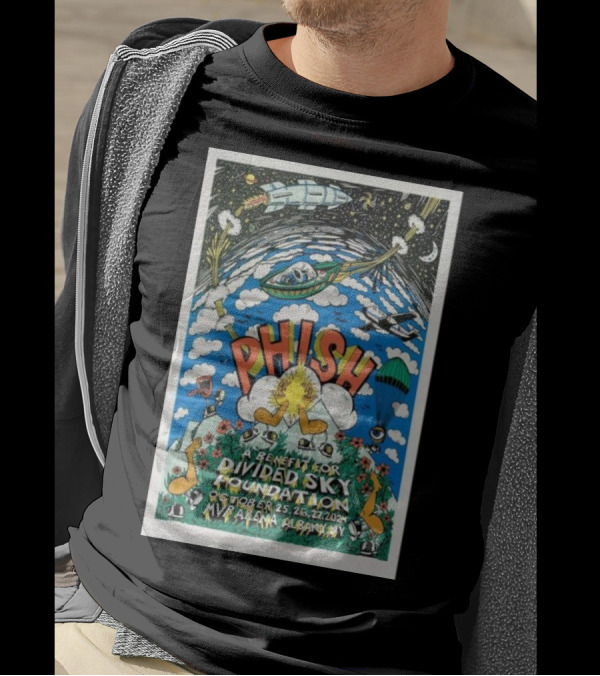 Phish Benefit For Divided Sky Foundation At MVP Arena Albany October 25-27, T-Shirt