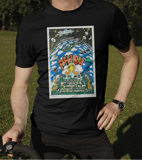 Phish Benefit For Divided Sky Foundation At MVP Arena Albany October 25-27, T-Shirt
