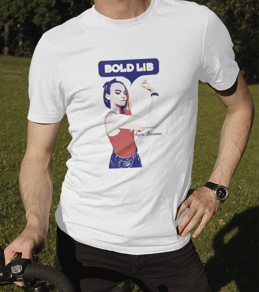 Bold Lib Angela Belcamino Retro Style Empowerment T-Shirt
