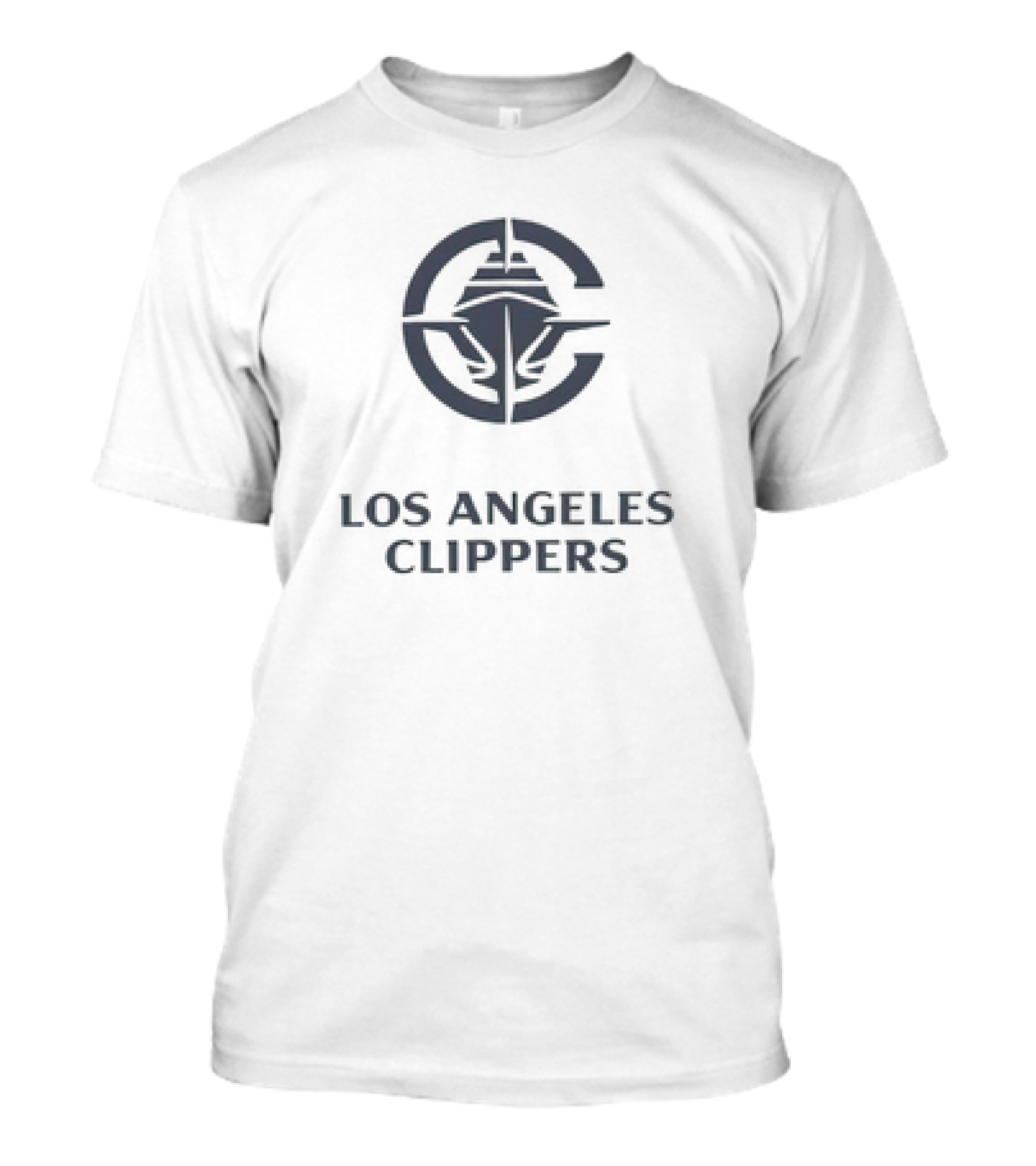Los Angeles Clippers C Logo Ship Elements T-Shirt