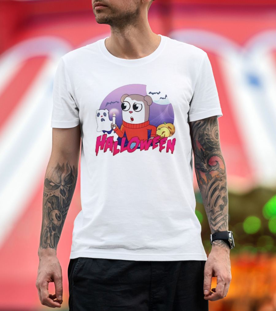 Jimmy Halloween Max Design Pro Ghost Candle Pumpkin T-Shirt