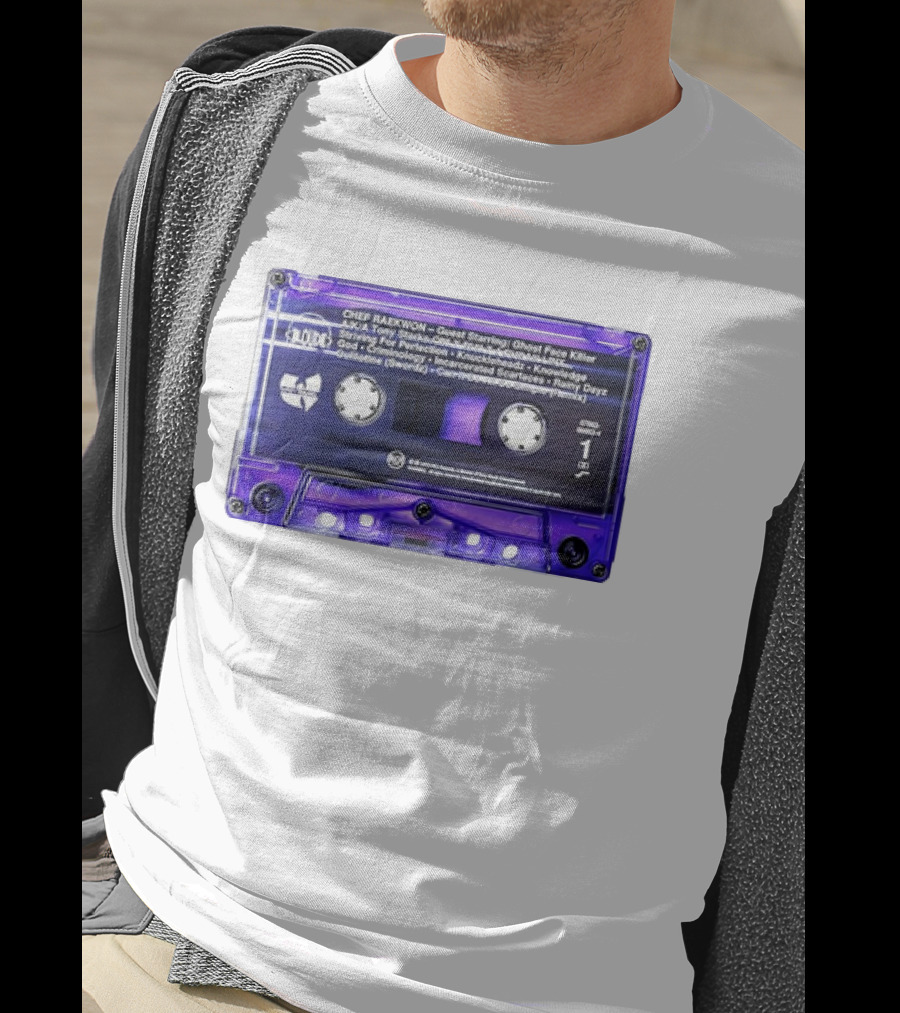 Chef Raekwon Purple Tape 1995 Loud Records Ghost Face Killer Featured Tracks T-Shirt