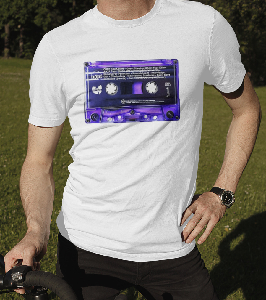 Chef Raekwon Purple Tape 1995 Loud Records Ghost Face Killer Featured Tracks T-Shirt
