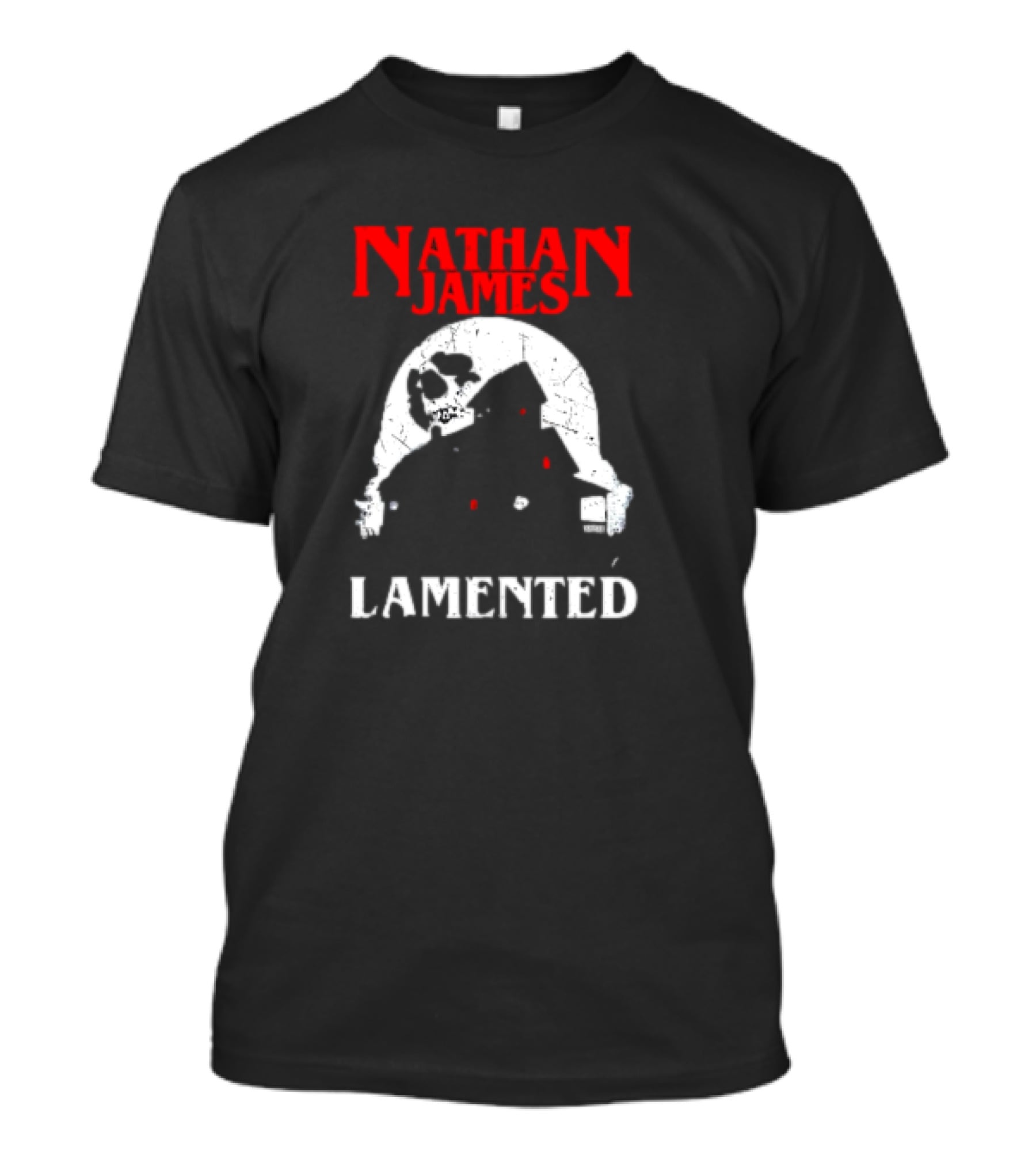 Nathan James Lamented Haunted Skull House T-Shirt