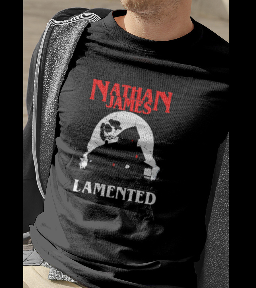 Nathan James Lamented Haunted Skull House T-Shirt