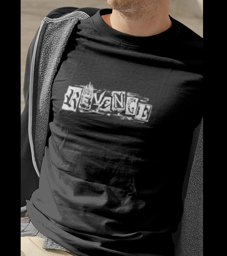 Revenge Grunge Style Text Collage Classic T-Shirt