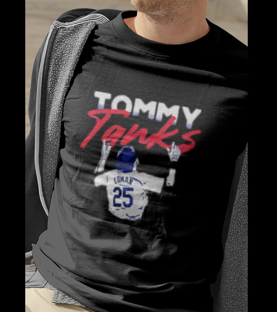 Tommy Tanks 25 Dodgers T-Shirt