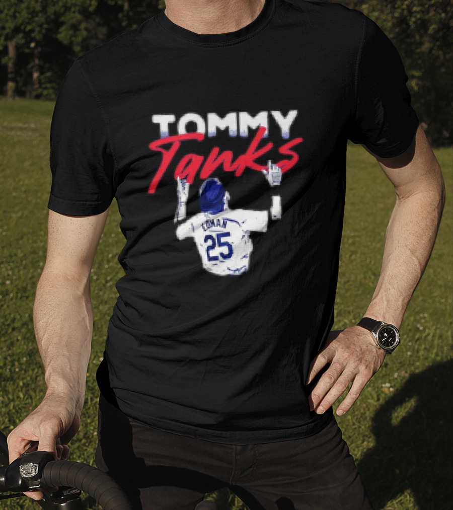 Tommy Tanks 25 Dodgers T-Shirt