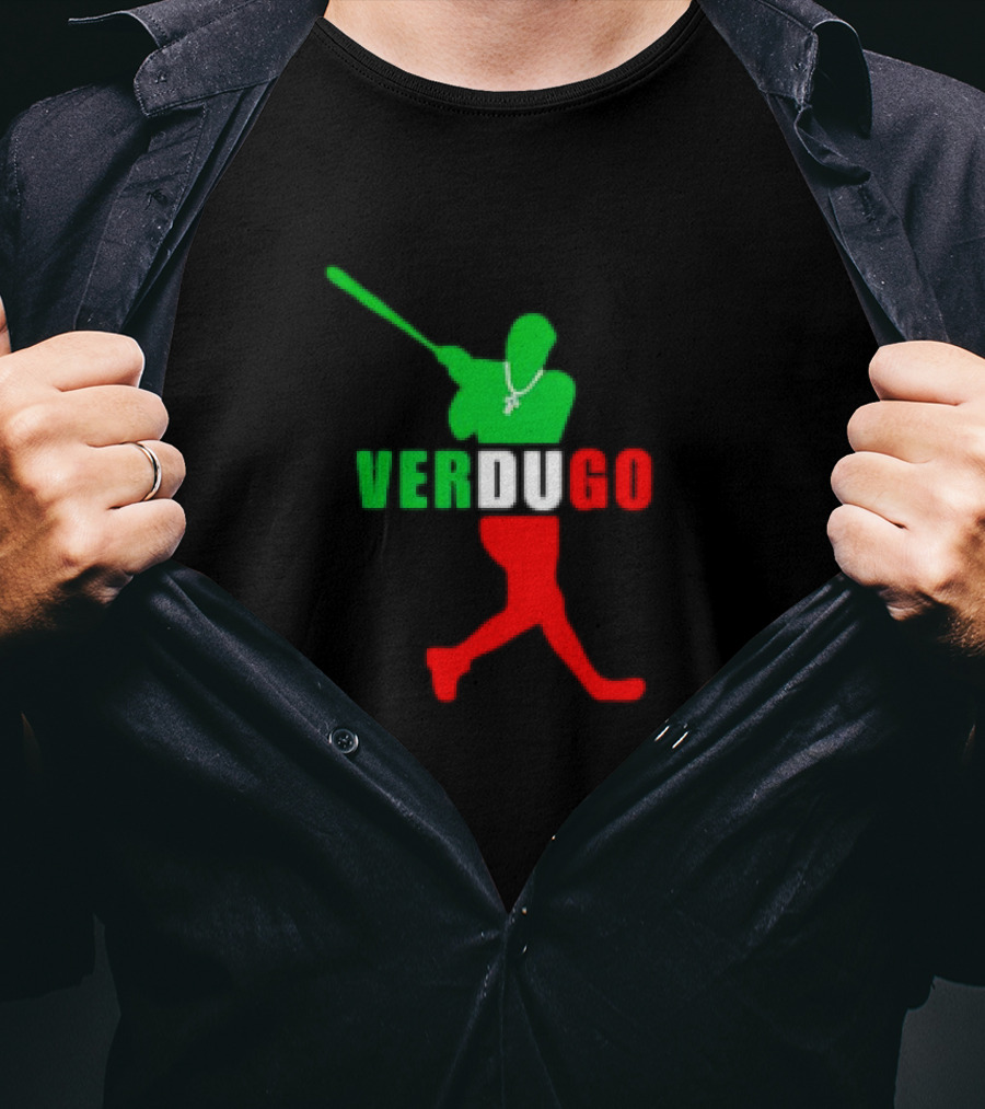 Verdugo Mexico Baseball Red Green T-Shirt