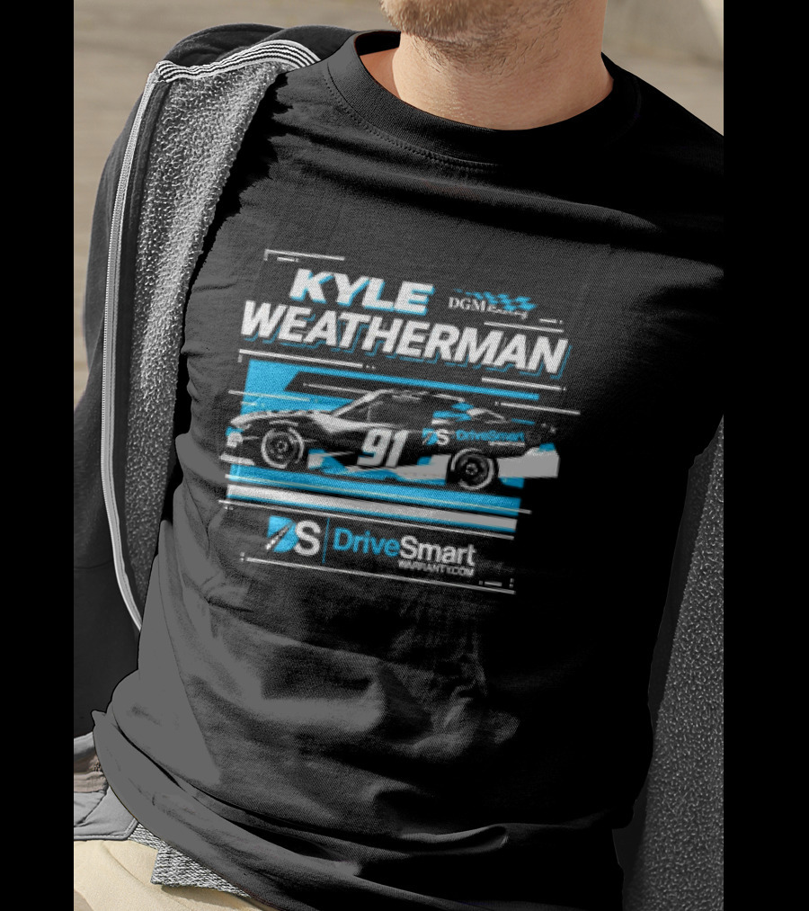 Kyle Weatherman 91 DGM Racing DriveSmartWARRANTY.COM T-Shirt