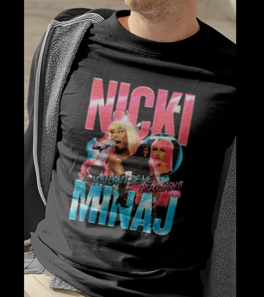 Nicki Minaj You Can't Fire Me I'm Already Lit Pink Friday 2 World Tour T-Shirt