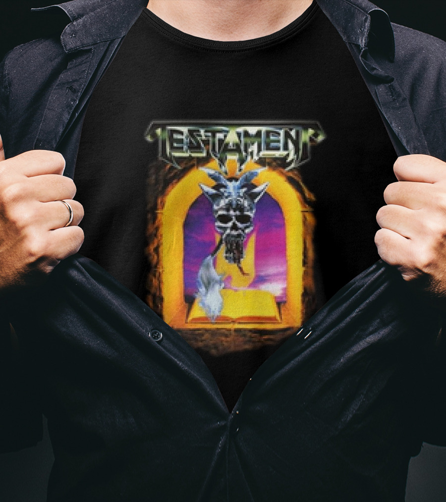Testament The Legacy Skull Arch Iconic T-Shirt