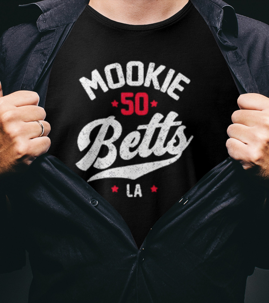 Mookie Betts 50 LA Dodgers T-Shirt