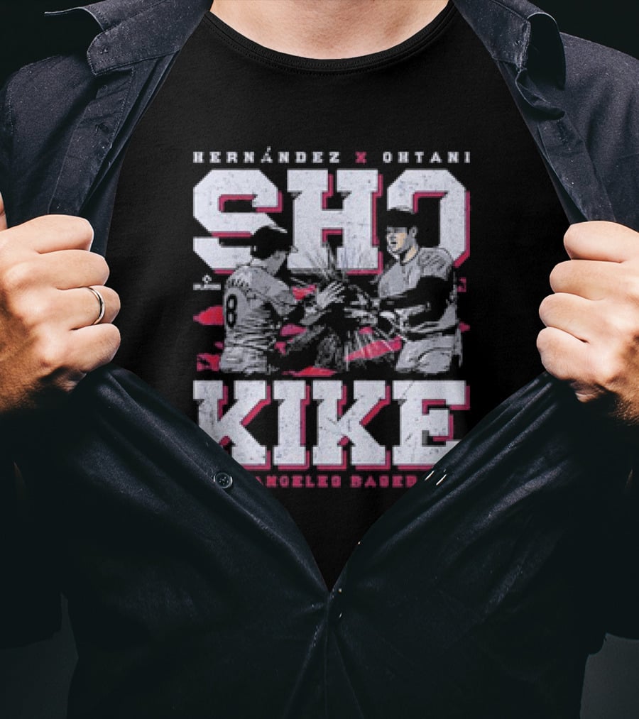 Hernández X Ohtani SHO KIKÉ Los Angeles Baseball T-Shirt