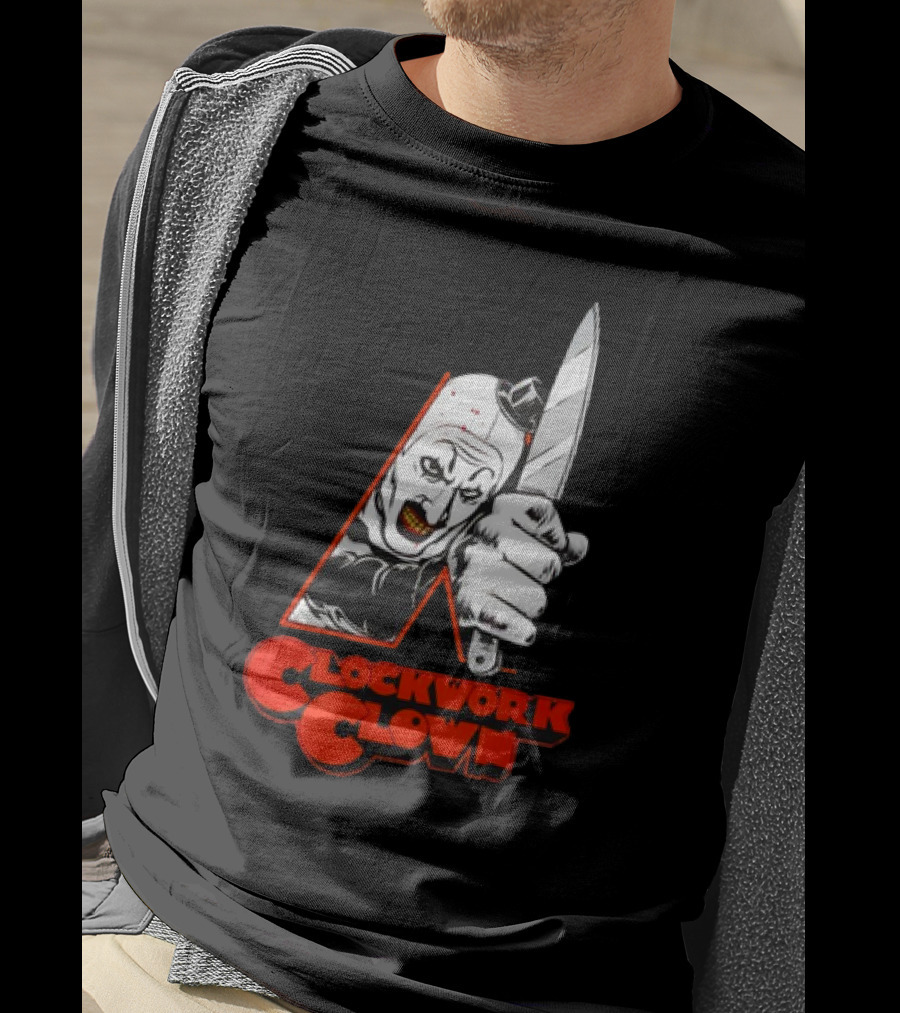 A Clockwork Clown Art The Clown The Terrifier Movies T-Shirt