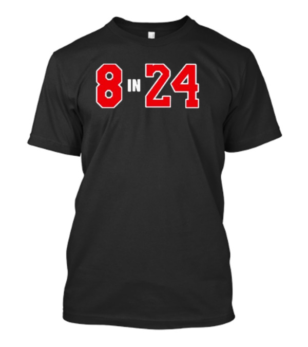 8 In 2024 LA Dodgers Job Finished T-Shirt