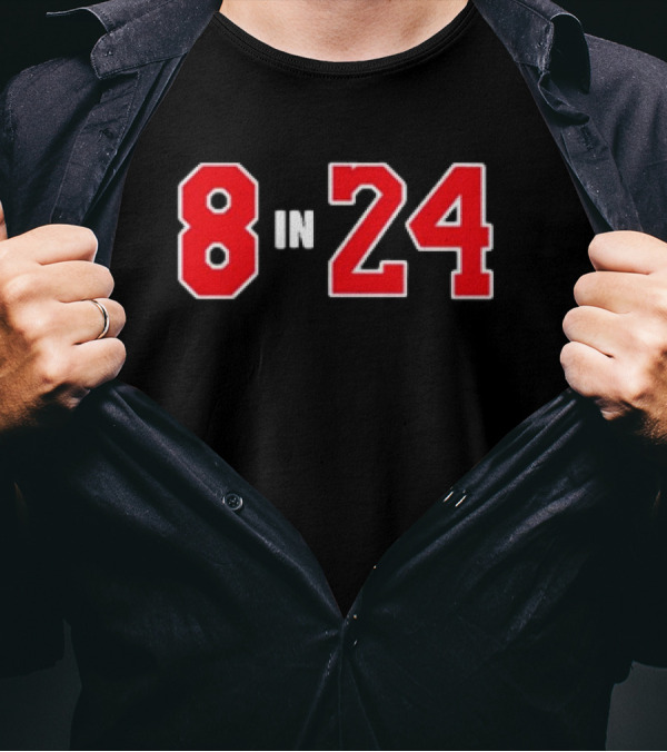 8 In 2024 LA Dodgers Job Finished T-Shirt