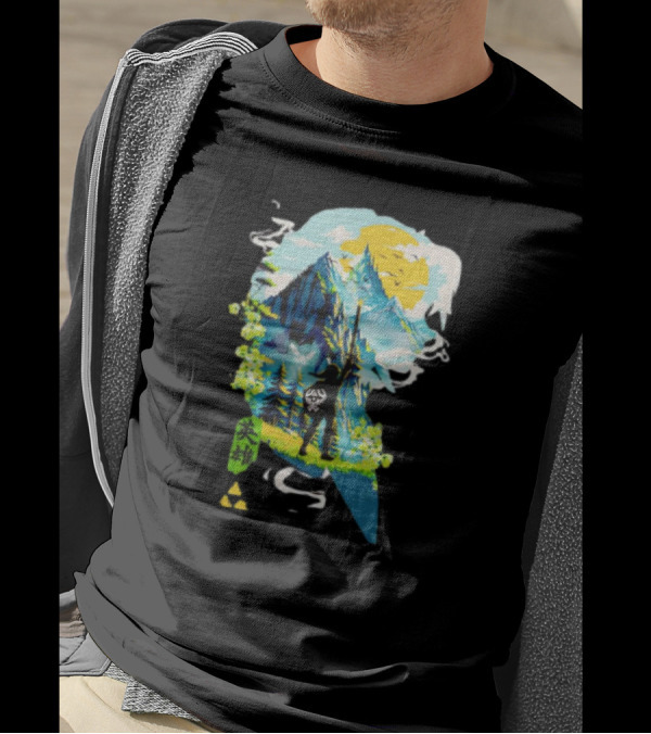 Heroic Ballad Of Link The Legend Of Zelda Tri-Force Journey T-Shirt