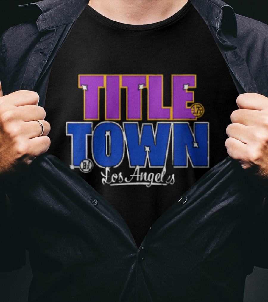 Los Angeles Dodgers Title Town T-Shirt