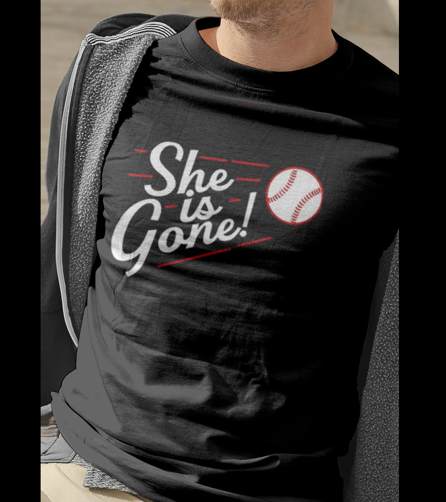 Los Angeles Dodgers Freddie Freeman She Is Gone Baseball T-Shirt