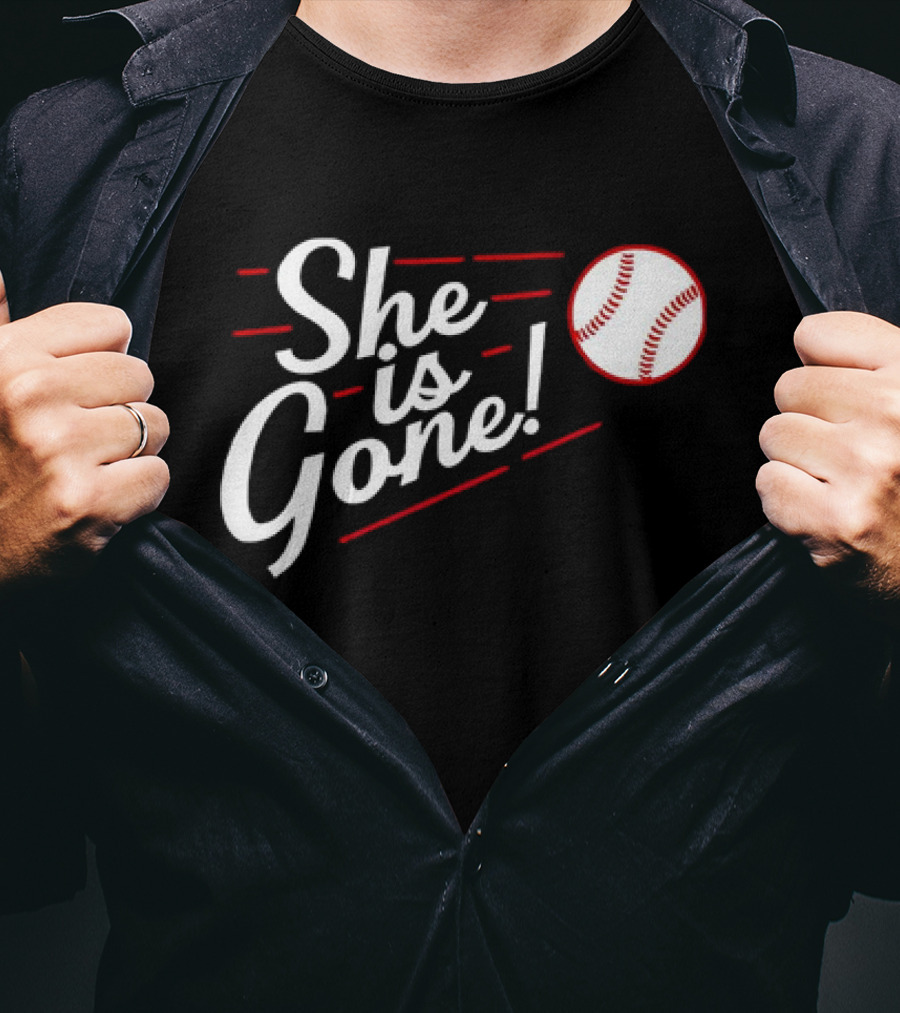 Los Angeles Dodgers Freddie Freeman She Is Gone Baseball T-Shirt