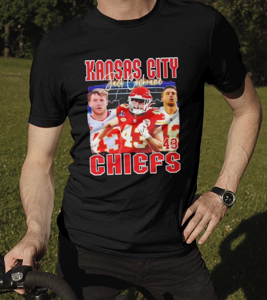 Kansas City Chiefs Jack Cochrane 43 Football T-Shirt
