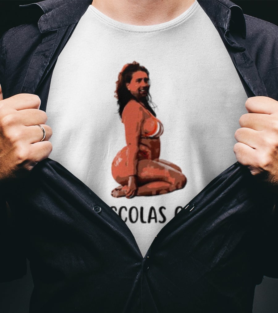 Thiccolas Cage Meme Nicolas Cage Image T-Shirt