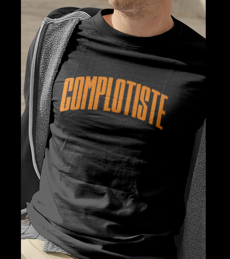 Complotiste Bold Text Booba Merch T-Shirt