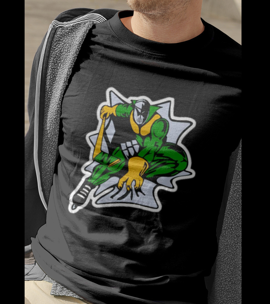 Spider Knight Hockey Sublimated Toddler Jersey Green And Yellow T-Shirt