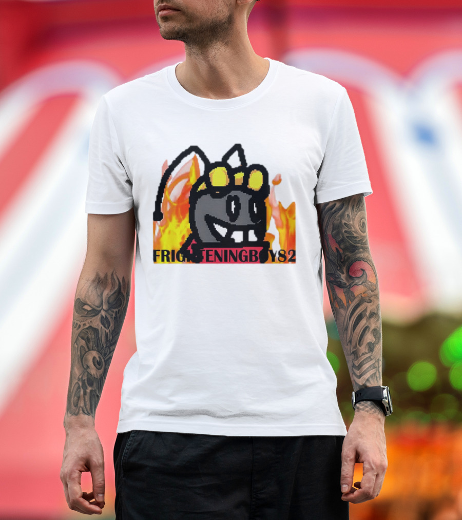 Moth FrighteningBoy82 Fire Background T-Shirt