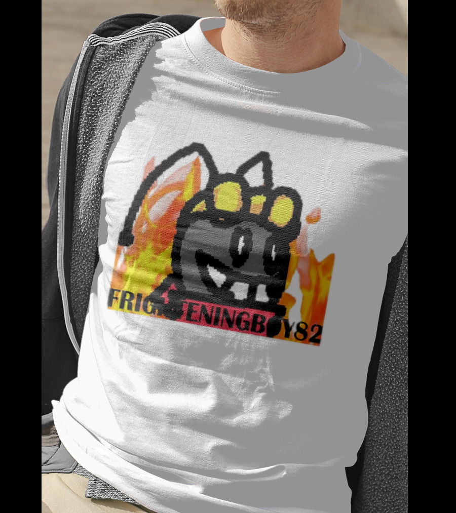 Moth FrighteningBoy82 Fire Background T-Shirt