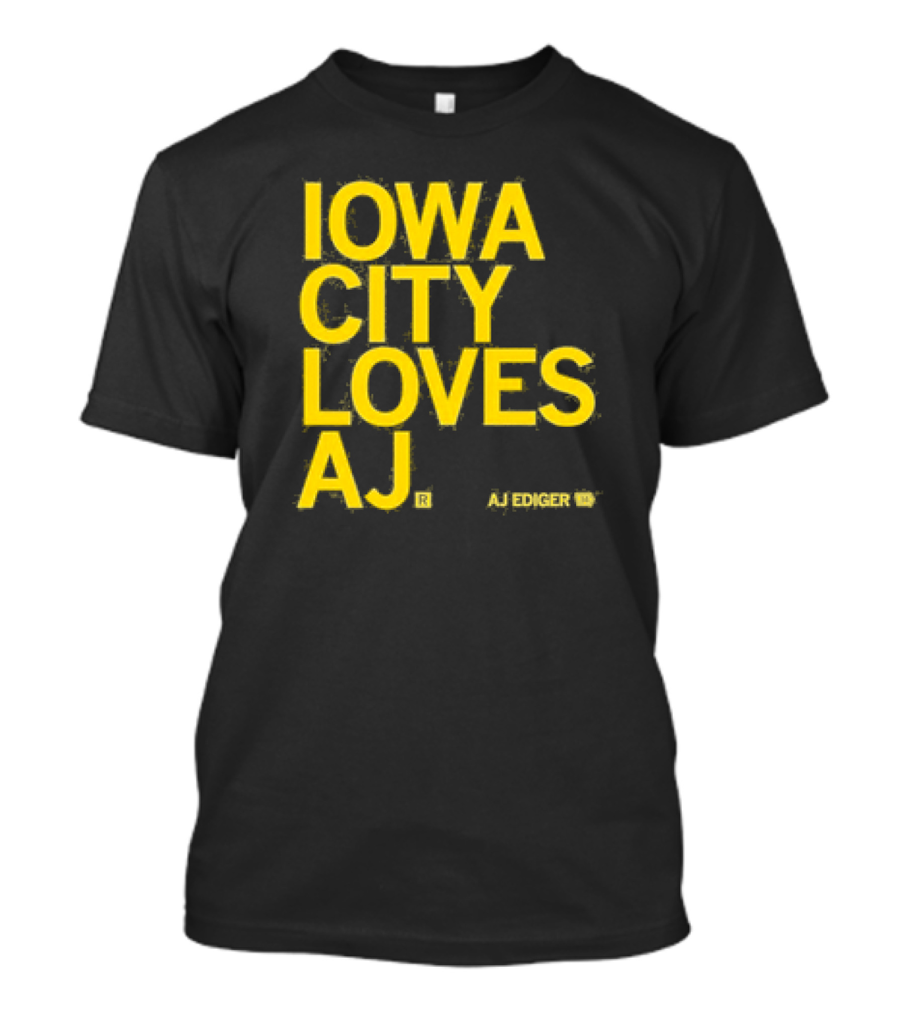 Iowa City Loves AJ Ediger T-Shirt