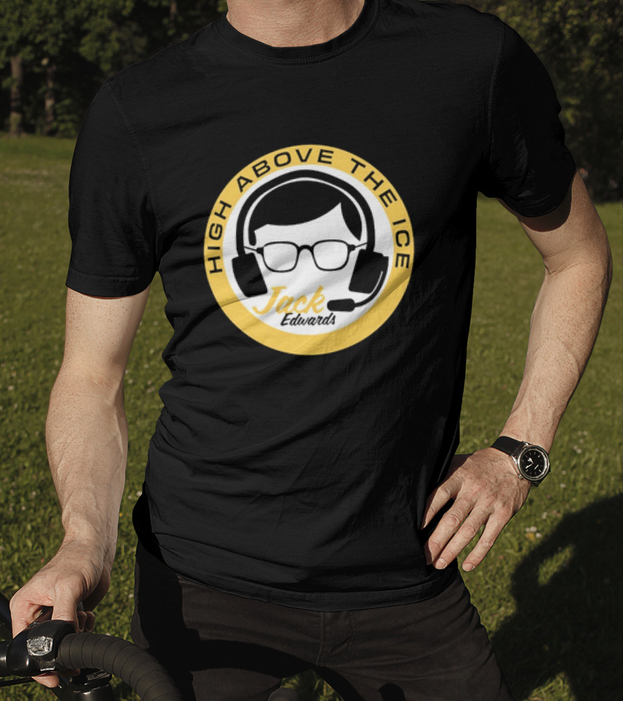 Boston Bruins High Above The Ice Jack Edwards T-Shirt