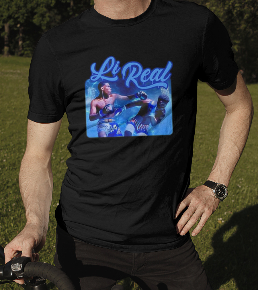 Li Real Boxing Match Action Scene T-Shirt