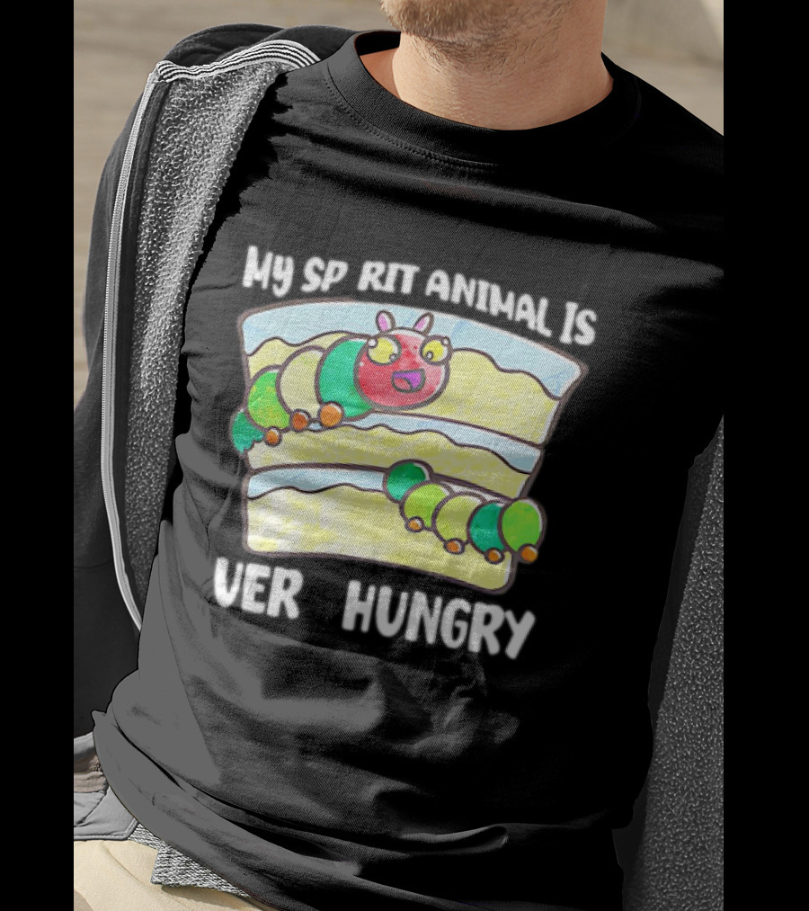 My Spirit Animal Is Very Hungry Caterpillar Cake Slice T-Shirt