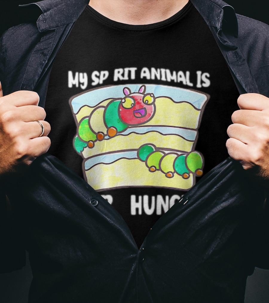 My Spirit Animal Is Very Hungry Caterpillar Cake Slice T-Shirt