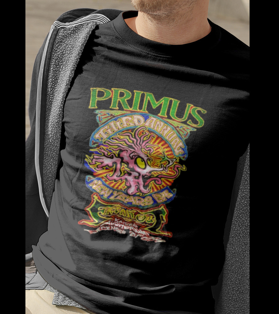 Primus Third Annual New Years Eve Freak Out Kaiser Auditorium Oakland 1996 T-Shirt