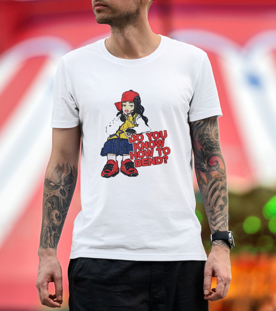 Billie Eilish Do You Know How to Bend Styled Cartoon T-Shirt