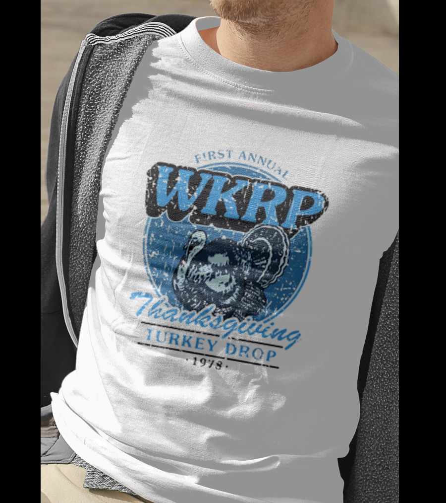 WKRP First Annual Thanksgiving Turkey Drop 1978 T-Shirt