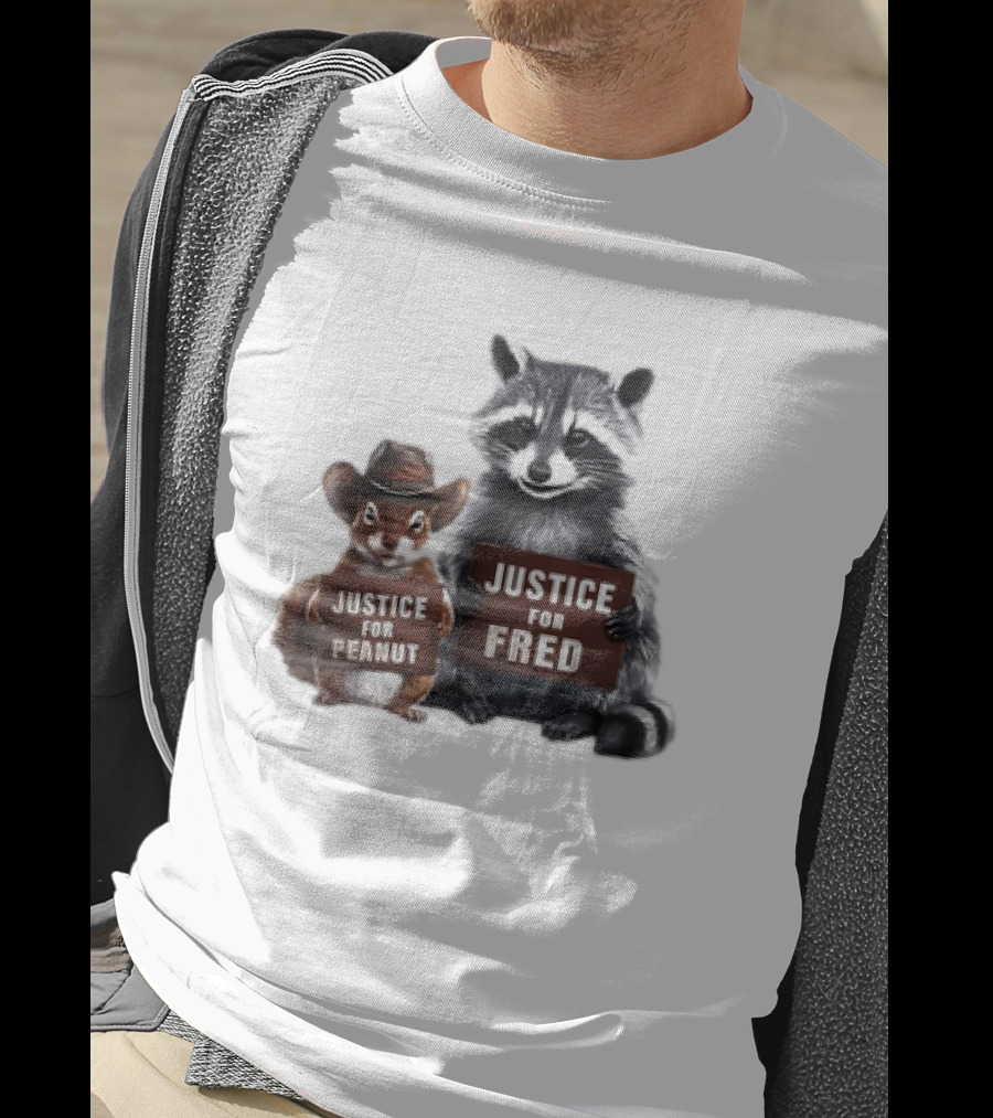Justice For Peanut The Squirrel And Fred The Raccoon T-Shirt