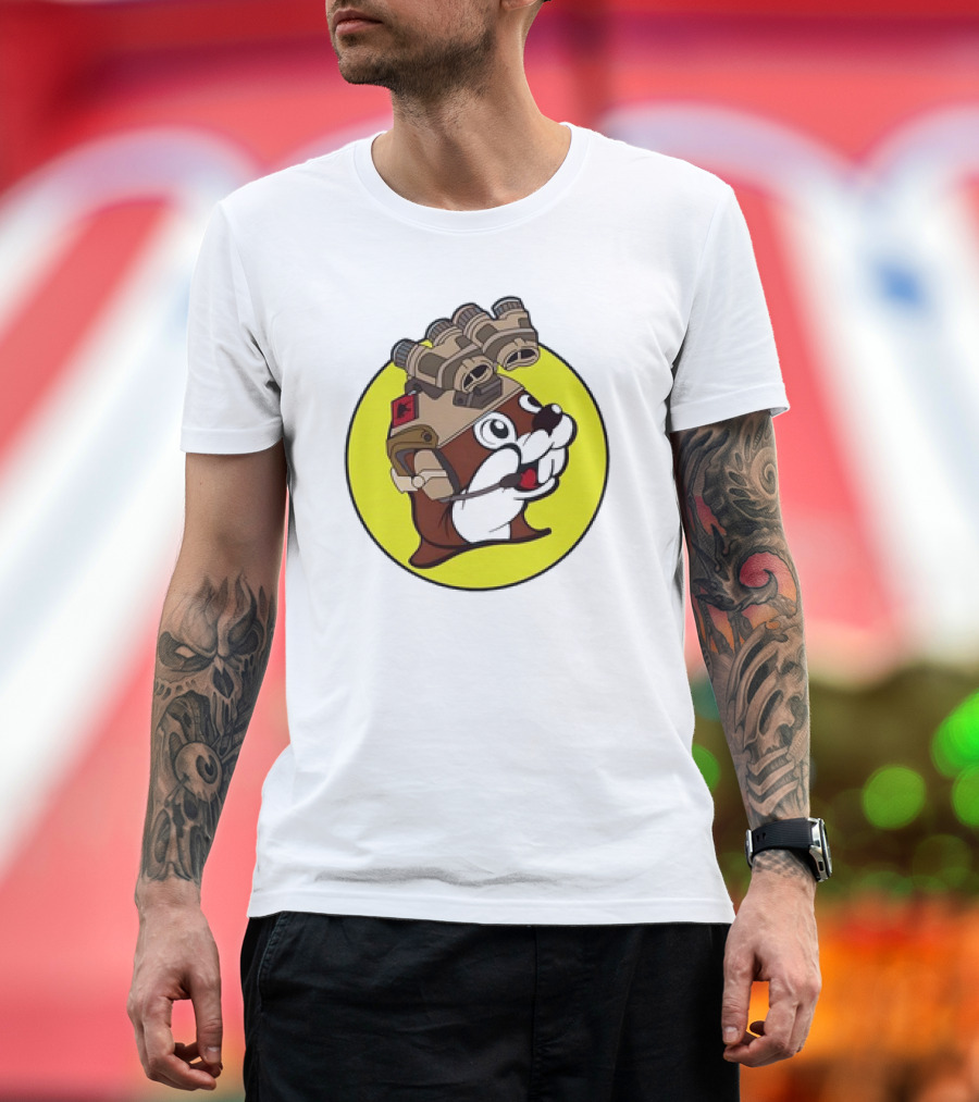 Night Vision Tactical Buc-Ee's Beanie T-Shirt